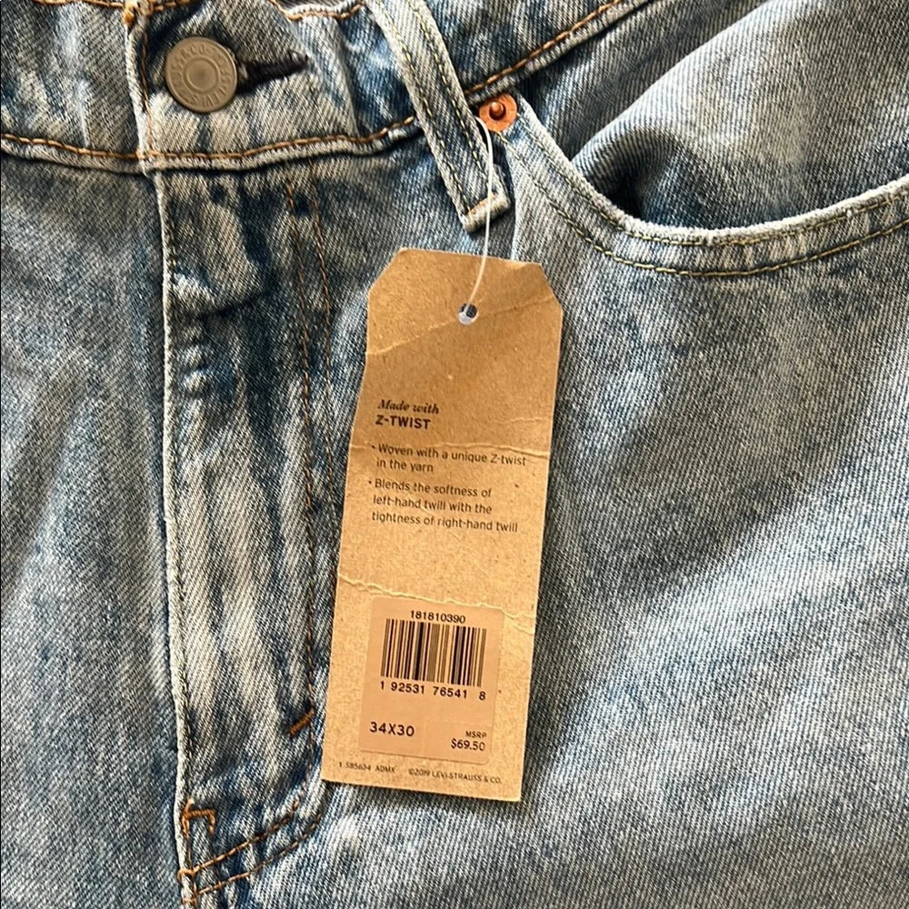 Levi's Light Blue Straight Jeans